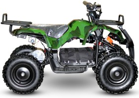 Электроквадроцикл MOTAX ATV Mini Grizlik X-16 1000W зеленый камуфляж справа