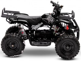 Детский электроквадроцикл MOTAX ATV Mini Grizlik Х-16 1000W черный справа