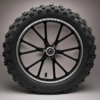 Колесо кросс в сборе переднее 2.50-10 литой обод для детского питбайка спереди