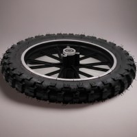 Колесо кросс в сборе переднее 2.50-10 литой обод для детского питбайка