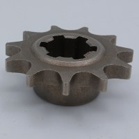 Ведущая звезда редуктора 11T T8F миникросса, детского бензинового квадроцикла сбоку