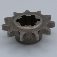 Ведущая звезда редуктора 11T T8F миникросса, детского бензинового квадроцикла сбоку