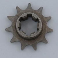 Ведущая звезда редуктора 11T T8F миникросса, детского бензинового квадроцикла сверху