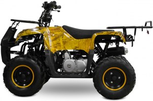 Квадроцикл YACOTA SMARTY 110 желтый камуфляж слева