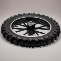 Колесо кросс в сборе заднее 2.50-10 литой обод для детского питбайка