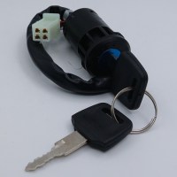 Замок зажигания для детского квадроцикла / мотоцикла 49сс 2т 4 контакта (4 pin) спереди