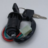 Замок зажигания для детского квадроцикла / мотоцикла 49сс 2т 4 контакта (4 pin) снизу
