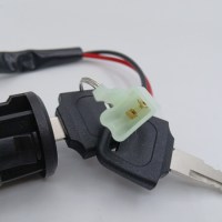Замок зажигания для детского питбайка 49 куб 2т 2 контакта (2 pin) - разъем